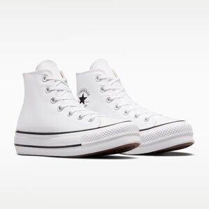 Converse Chuck Taylor All Star Platform Lift Shoes Women’s Size 8 White